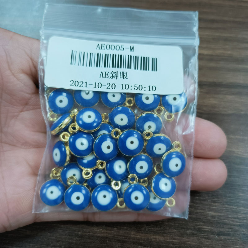 Men Accessories Evil Eye - 100 pendentifs breloques œil turc classiques