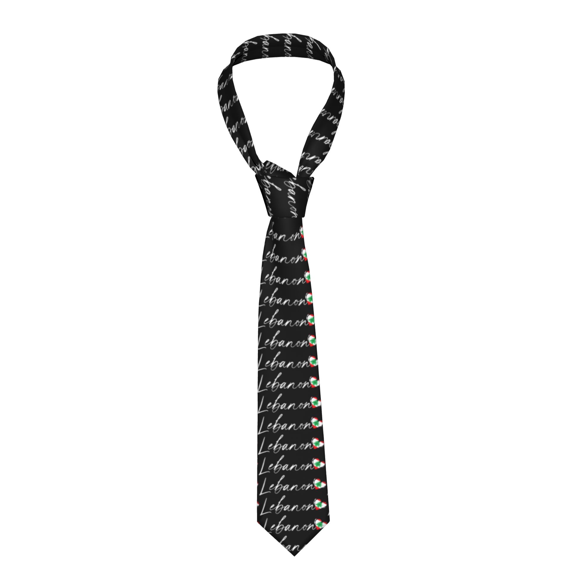 Men Accessories Lebanon - Cravate pour homme avec drapeau du