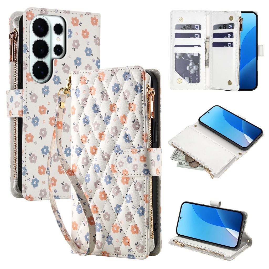 Phone Wallet Combo - Étui portefeuille zippé pour cartes avec
