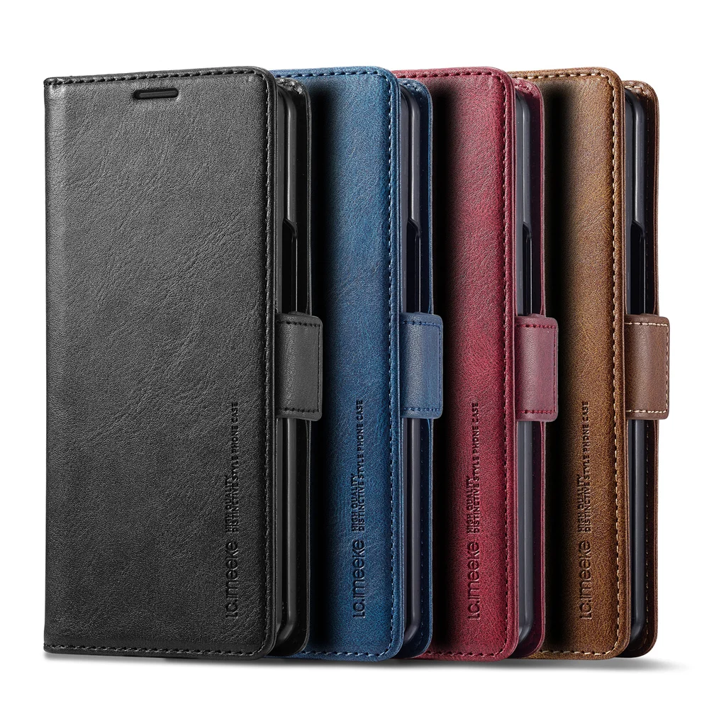 Phone Wallet Combo - Étui portefeuille en cuir pour Samsung