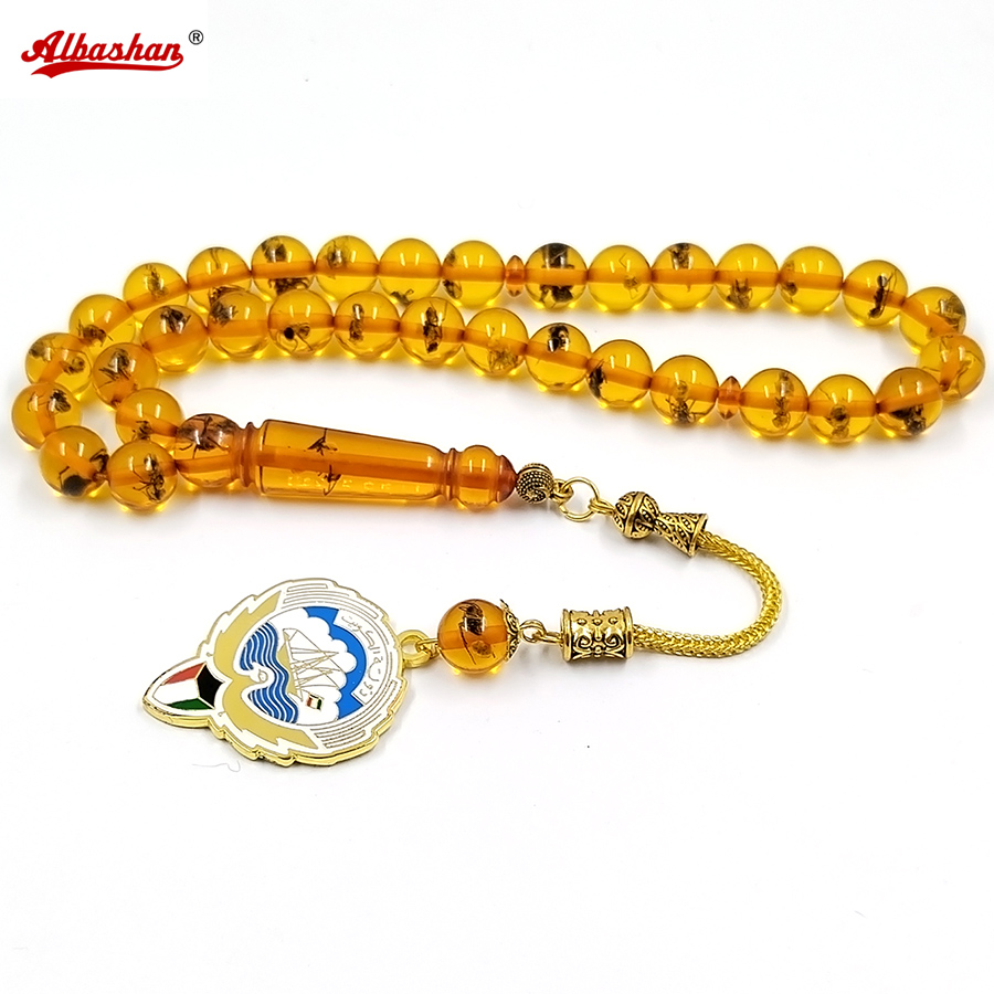 Men Accessories Kuwait - Tasbih – pendentif insectes en résine,