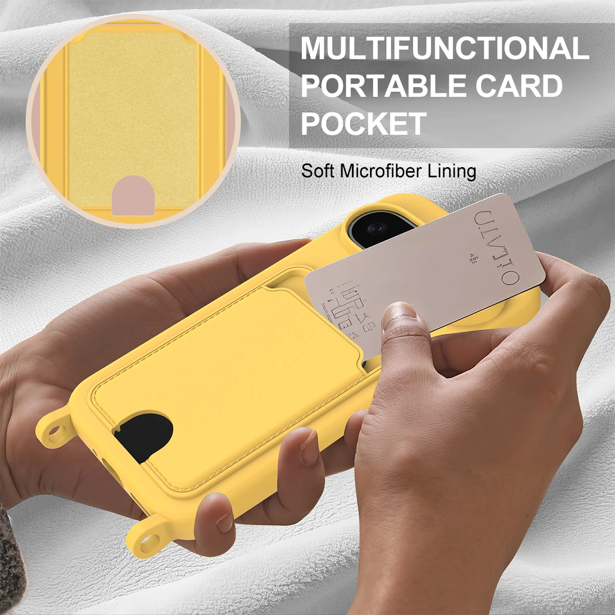 Coque de téléphone en Silicone - Phone Wallet Combo avis et prix