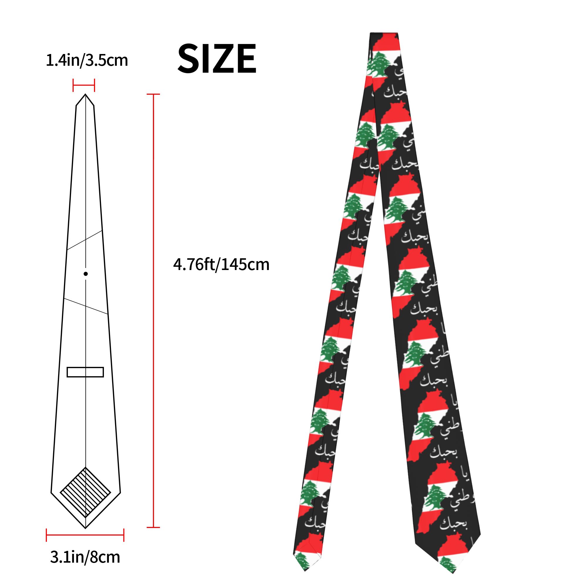 Cravate drapeau du Liban, cart - Men Accessories Lebanon avis et prix