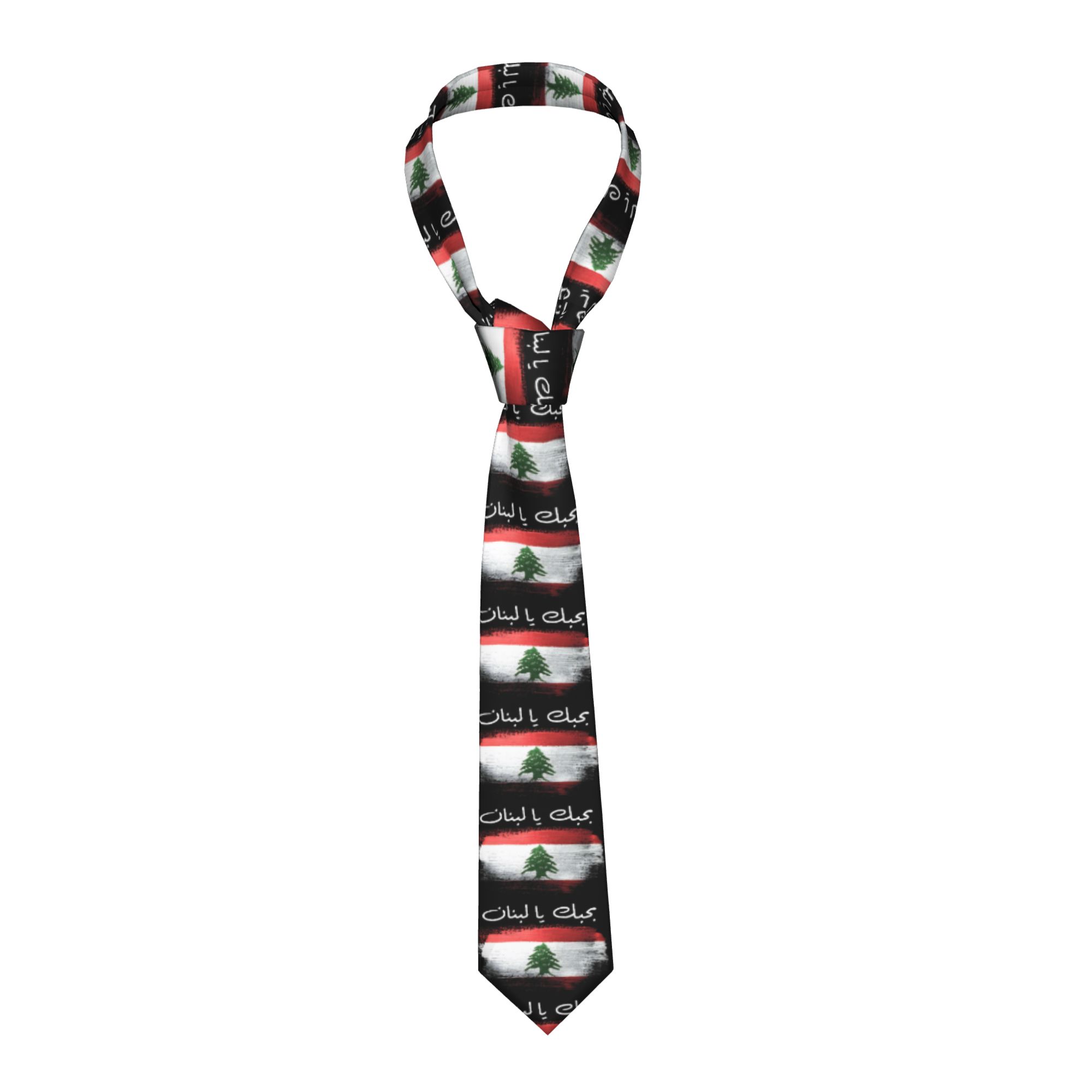 Cravate avec drapeau du Liban, - Men Accessories Lebanon avis et prix