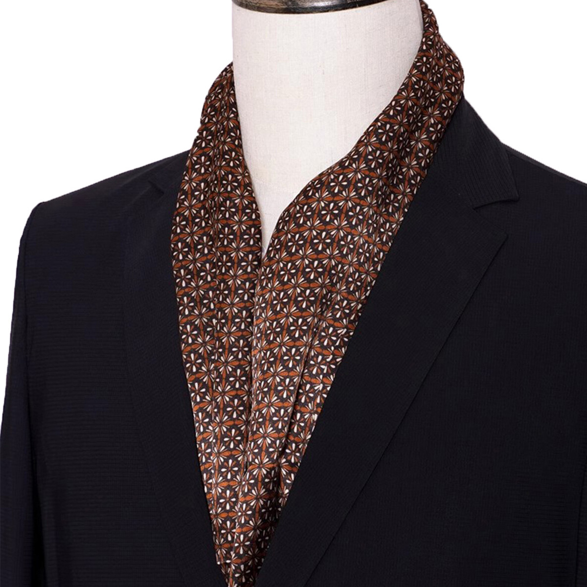Nouveau foulard en soie à rayu - Men'S Accessories Premium avis et prix