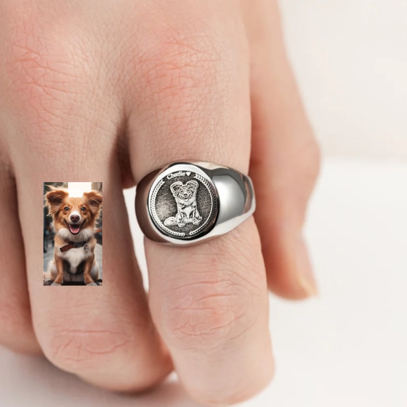 Bague signet personnalisée ave - Men Accessories Wedding avis et prix