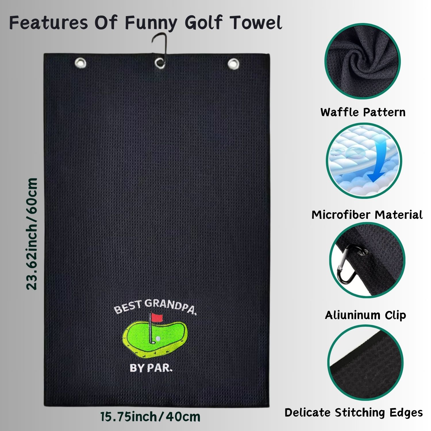 Serviette de golf haut de gamm - Men'S Accessories Premium avis et prix