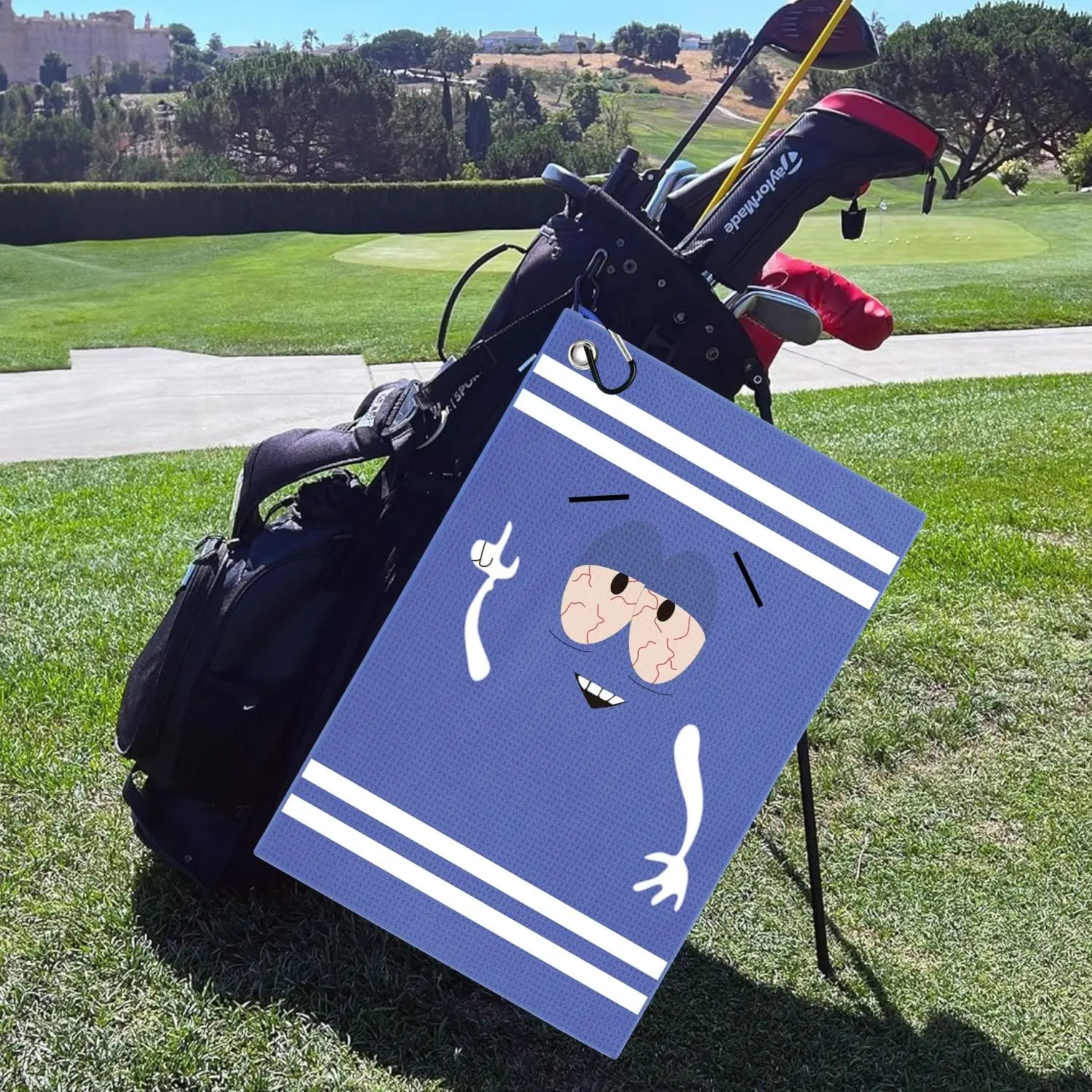 Serviette de golf drôle en mic - Men'S Accessories Premium avis et prix