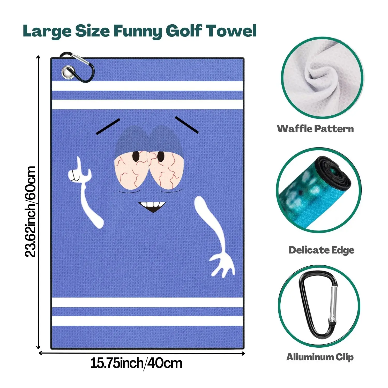 Serviette de golf drôle en mic - Men'S Accessories Premium avis et prix