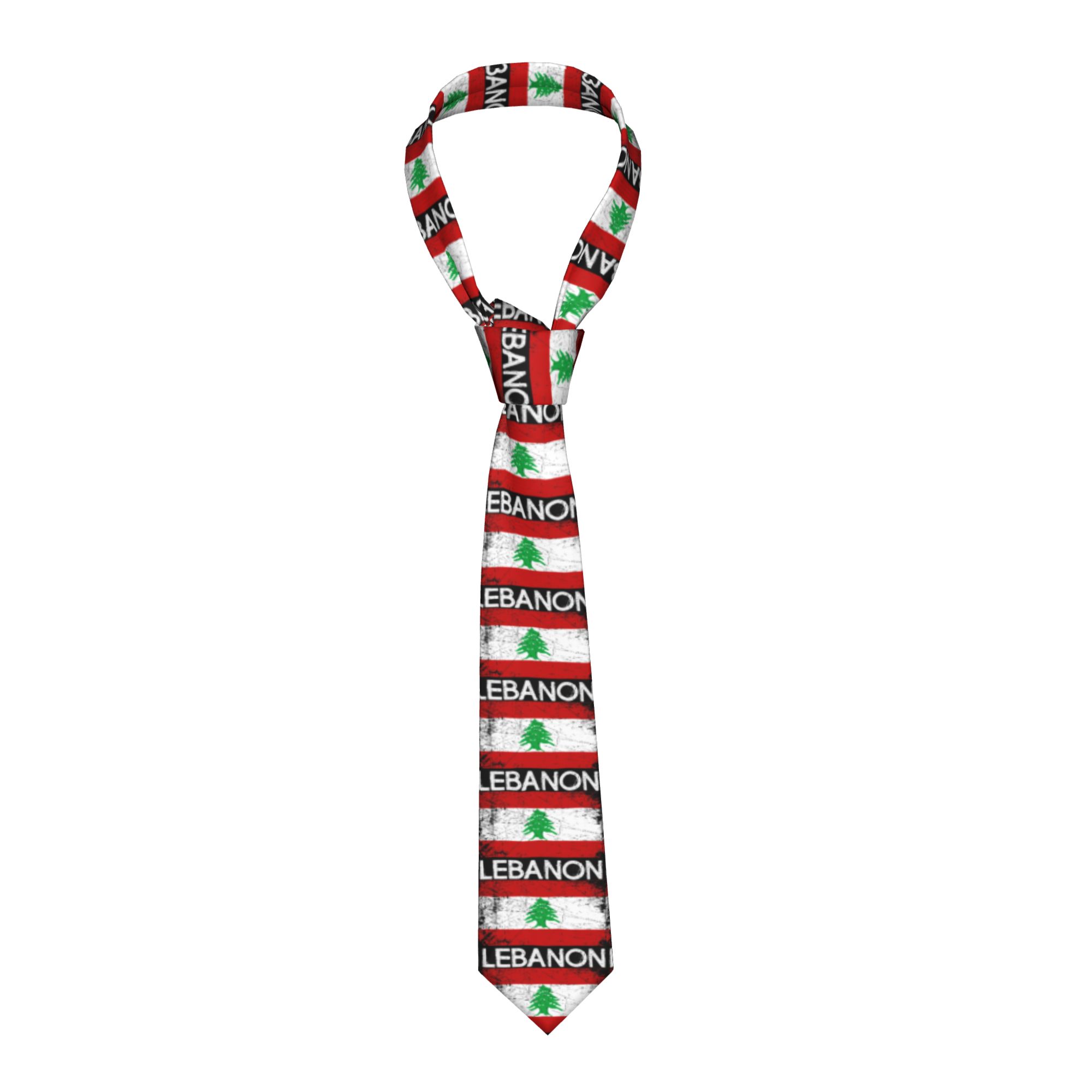 Cravate avec drapeau libanais, - Men Accessories Lebanon avis et prix