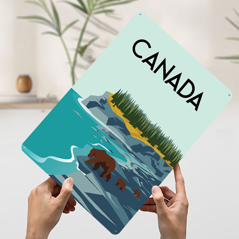 Affiche de voyage du Canada, A - Men'S Accessories Canada avis et prix