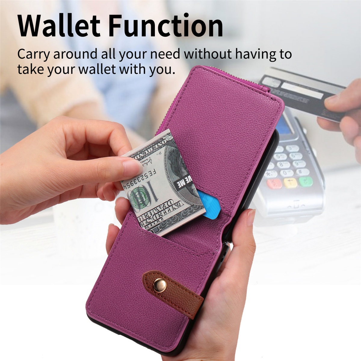 Étui de luxe pour téléphone av - Phone Wallet Combo avis et prix