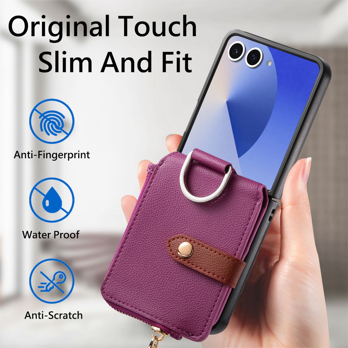 Étui de luxe pour téléphone av - Phone Wallet Combo avis et prix