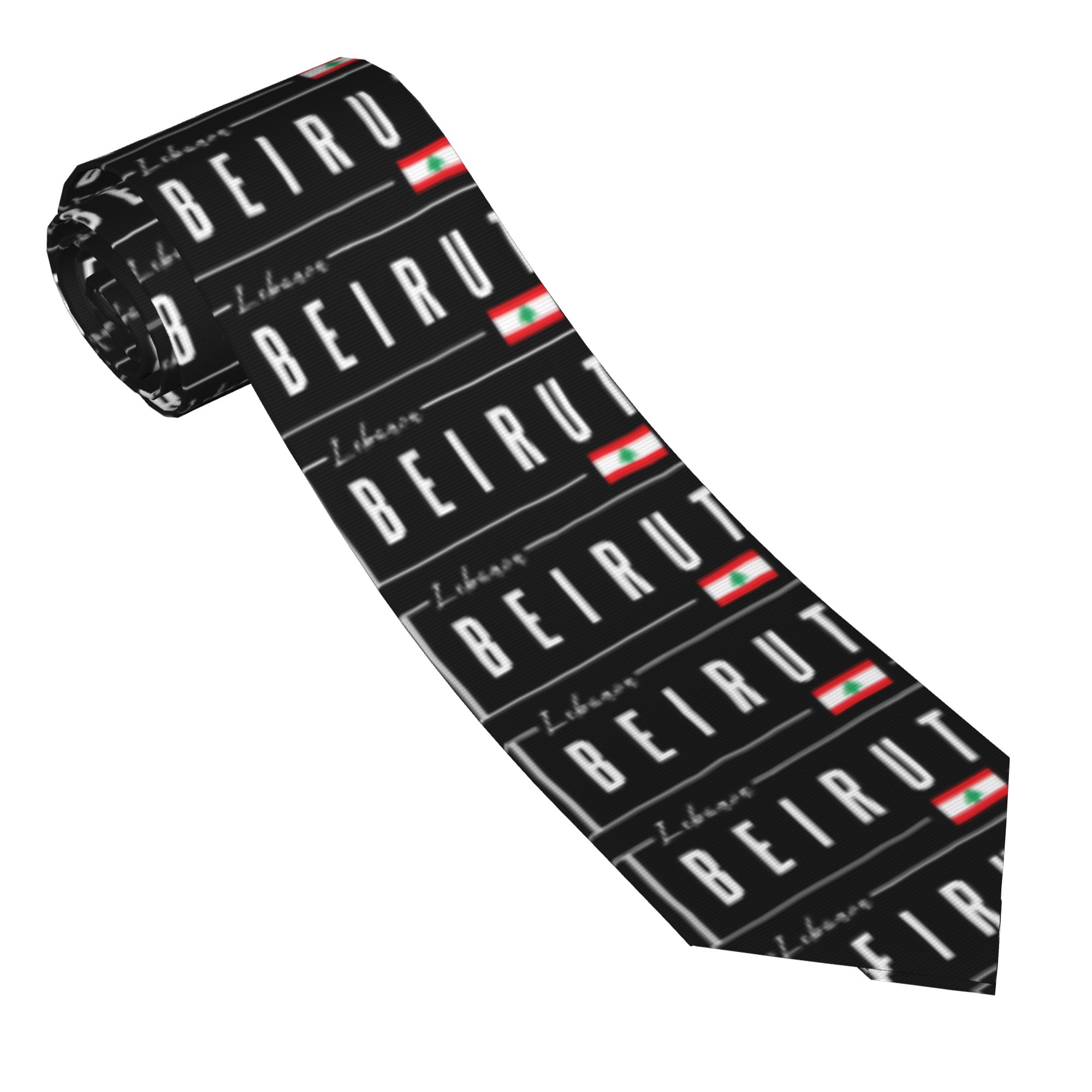 Cravate drapeau de Beyrouth, L - Men Accessories Lebanon avis et prix