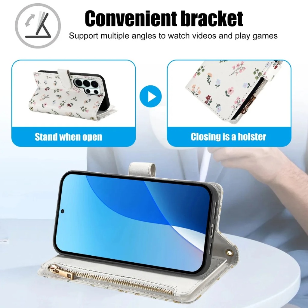 Étui portefeuille zippé pour c - Phone Wallet Combo avis et prix