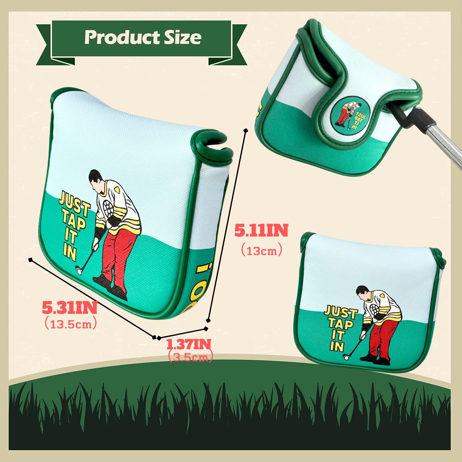 Juste de putter de golf en cui - Men'S Accessories Premium avis et prix