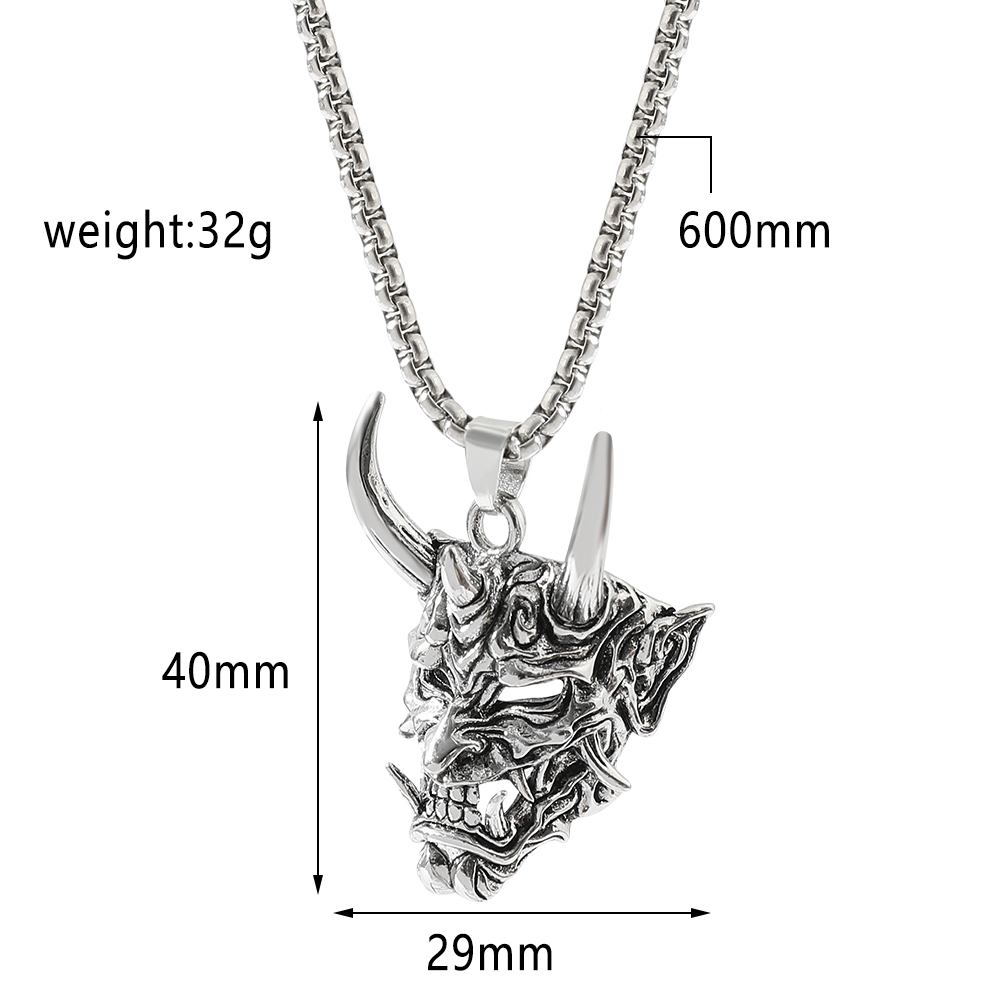 Collier pendentif masque de dé - Men'S Accessories Designer avis et prix