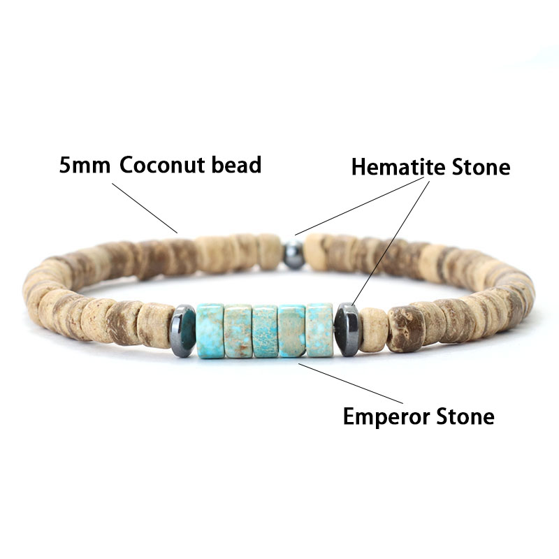 Ensemble de bracelets en perle - Men'S Yoga Accessories avis et prix