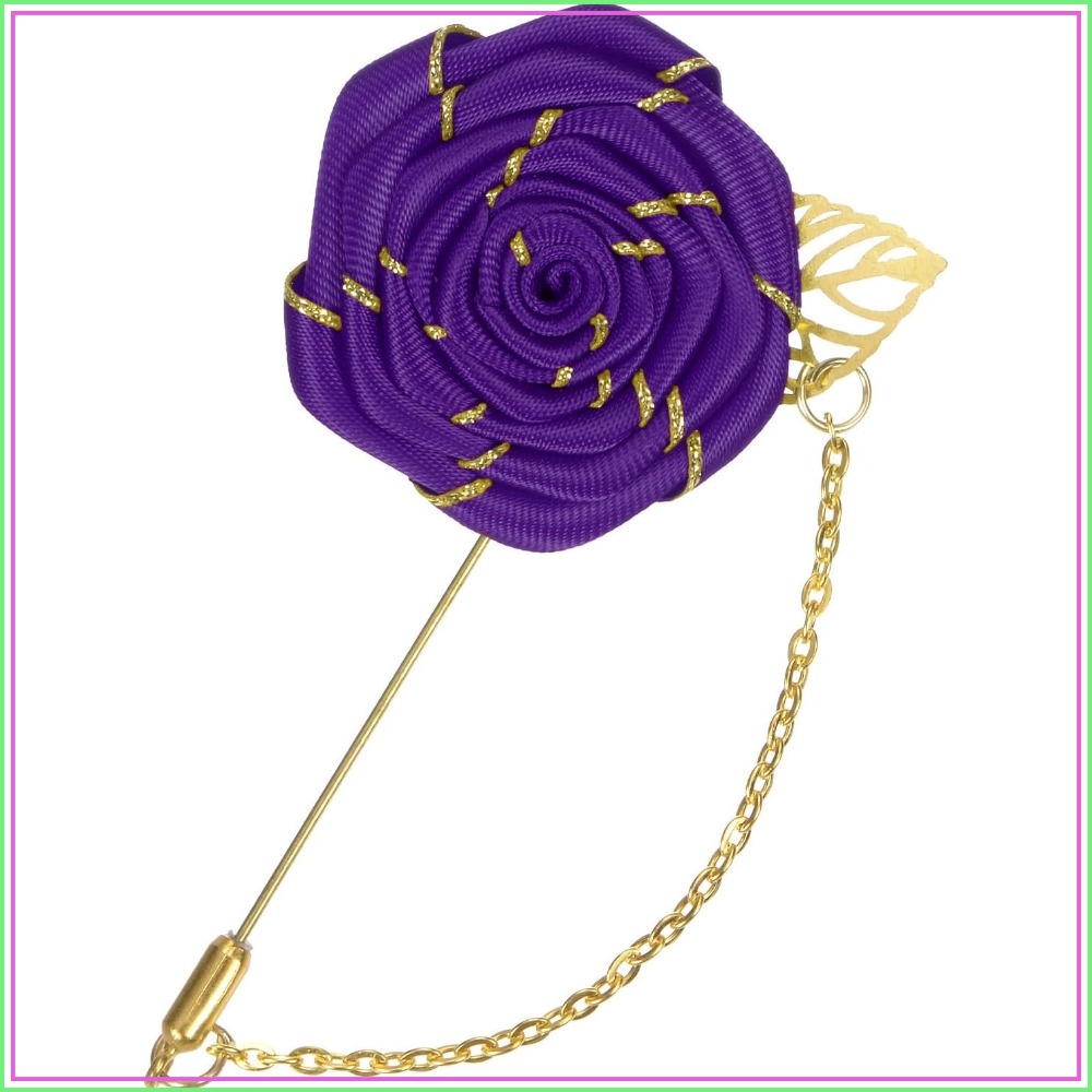 Broche Fleur de Rose en Tissu  - Men Accessories Wedding avis et prix
