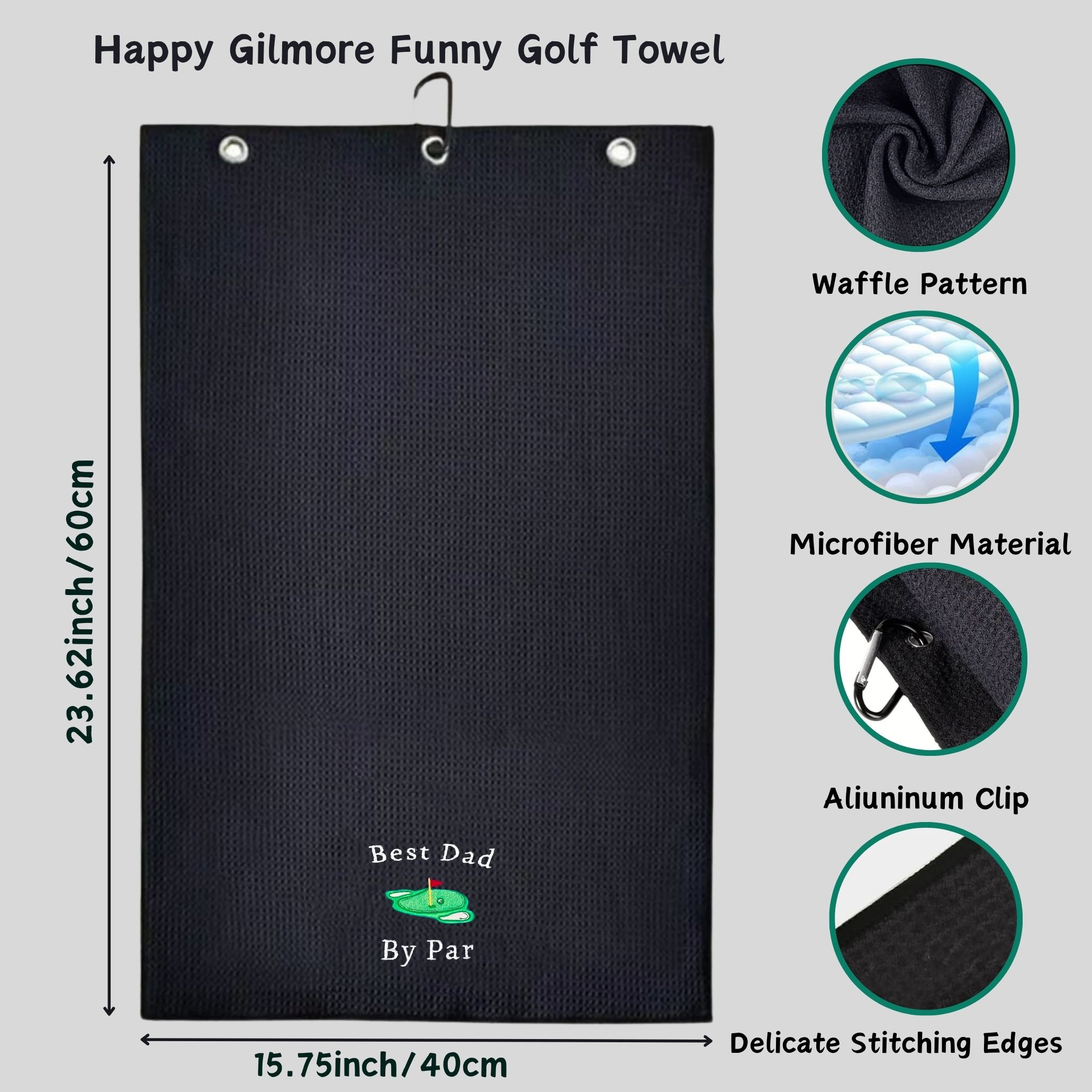Serviette de golf en microfibr - Men'S Accessories Premium avis et prix